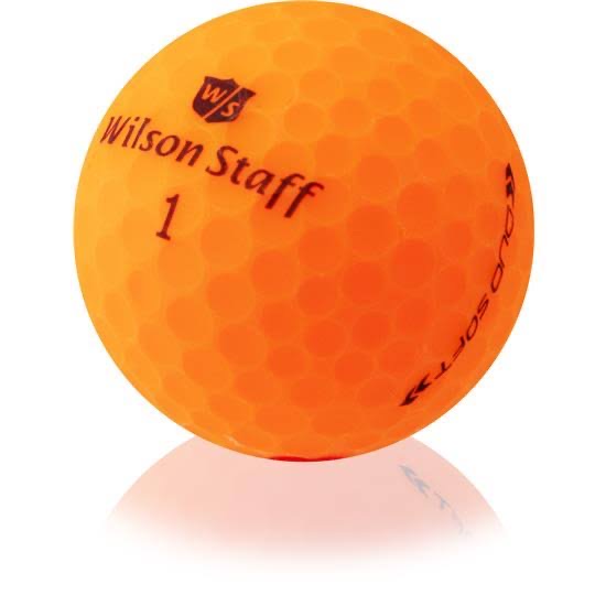 Wilson Staff Duo Soft Optix Orange AAA Grade Used Golf Balls Bolt Golf