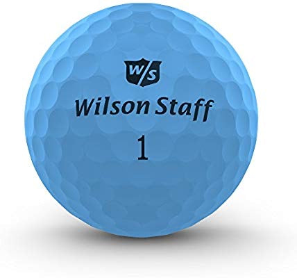 Wilson Staff Duo Soft Optix Blue - AAA Grade Used Golf Balls