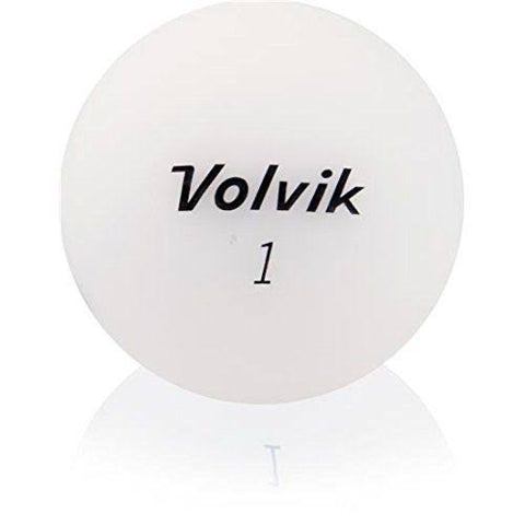 Volvik Vivid Matte White - AAA Grade Used Golf Balls