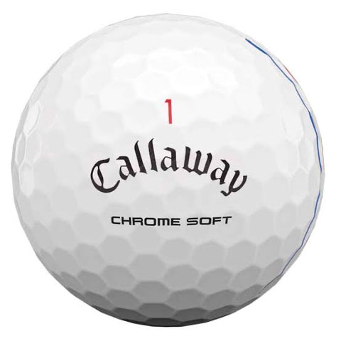 Callaway 2020-22 Chrome Soft Triple Track - AAA Grade Used Golf Balls