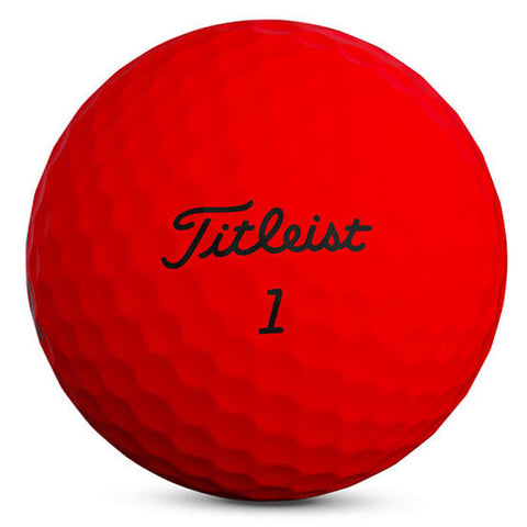 Titleist TruFeel Matte Red - AAA Grade Used Golf Balls