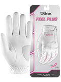 Wilson Feel Plus Glove Ladies Left Hand Small White