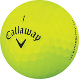 Callaway Superhot Matte Yellow - AAA Grade Used Golf Balls