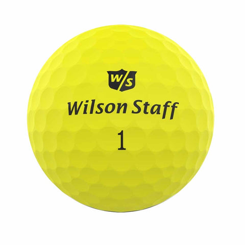 Wilson Staff Duo Soft Optix Yellow - AAA Grade Used Golf Balls
