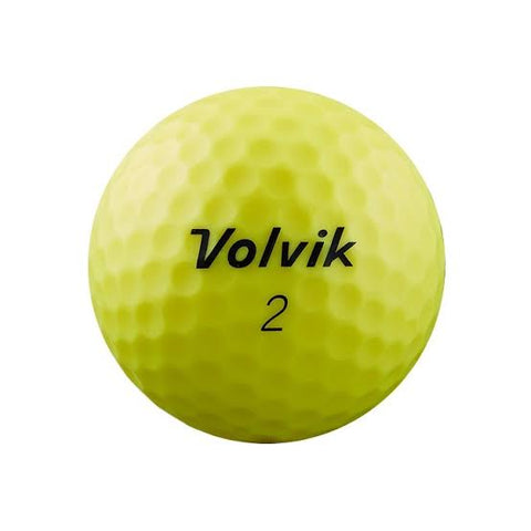 Volvik Vimat Fluoro Yellow - AAA Grade Used Golf Balls