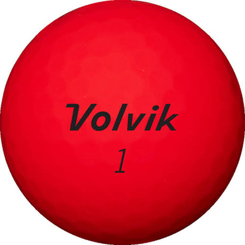 Volvik Vimat Fluoro Red - AAA Grade Used Golf Balls